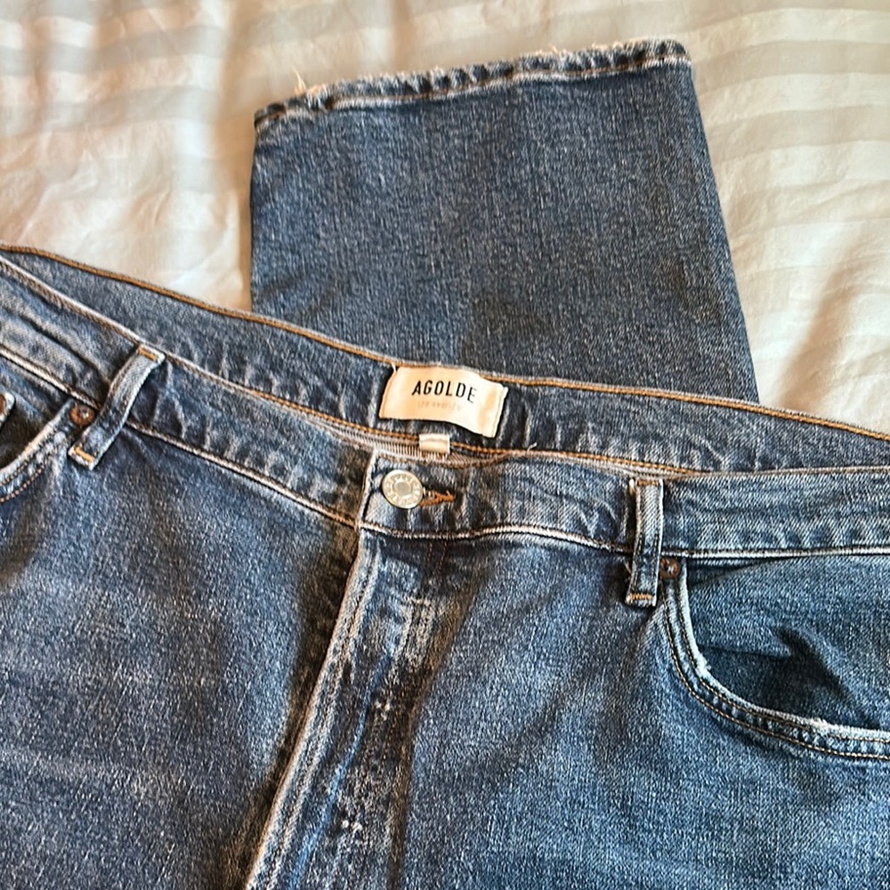 AGOLDE Women's Blue Jeans
